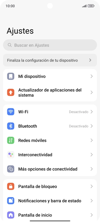 Pulsa Más opciones de conectividad.