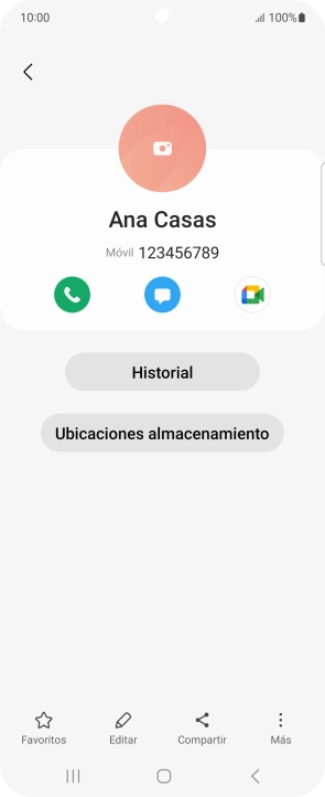 Pulsa la tecla de inicio para terminar y regresar a la pantalla de inicio.