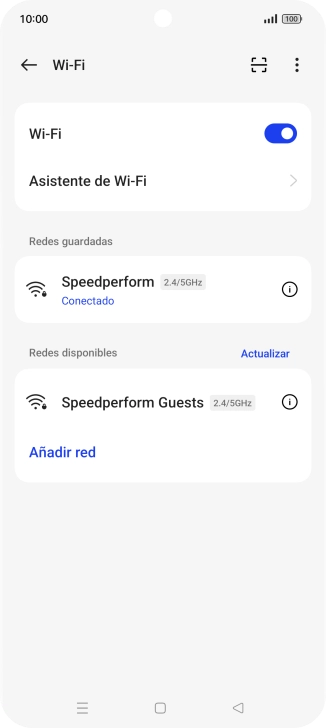 Pulsa la tecla de inicio para terminar y regresar a la pantalla de inicio.