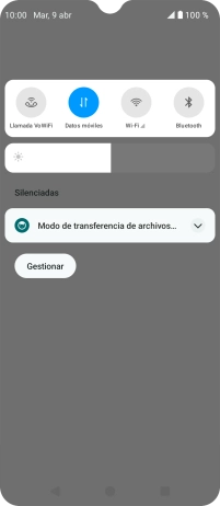 Pulsa la lista desplegable.