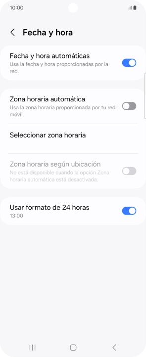 Pulsa el indicador junto a 
