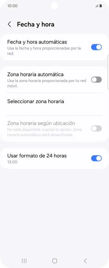 Pulsa el indicador junto a 
