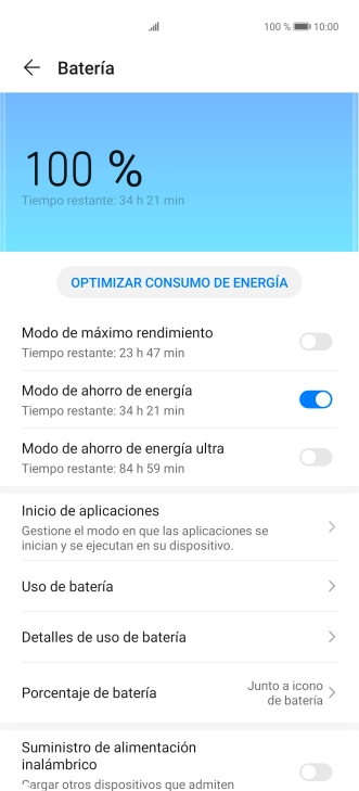 Desliza el dedo hacia arriba desde la parte inferior de la pantalla para terminar y volver a la pantalla de inicio.
