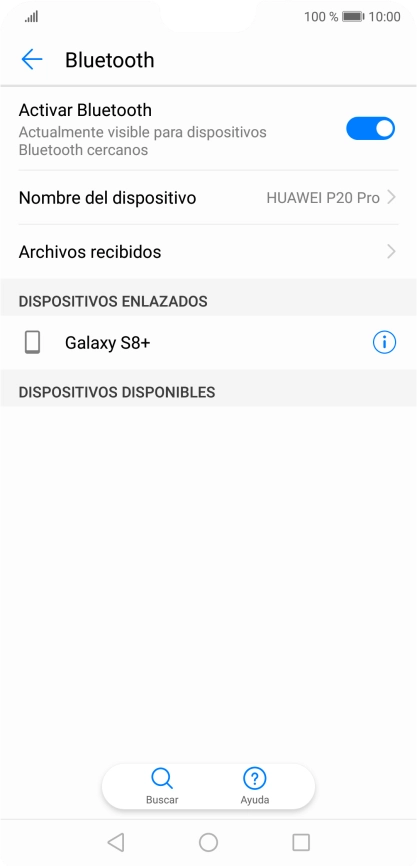 Pulsa la tecla de inicio para terminar y regresar a la pantalla de inicio.