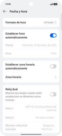 Pulsa el indicador junto a 
