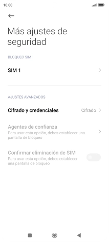 Pulsa el nombre de la tarjeta SIM.