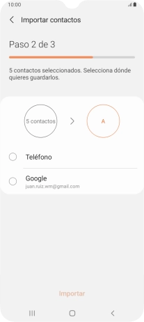 Pulsa Teléfono.