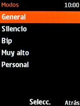 Selecciona Silencio.