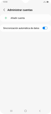 Pulsa Añadir cuenta.