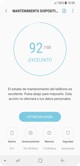 Pulsa Batería.