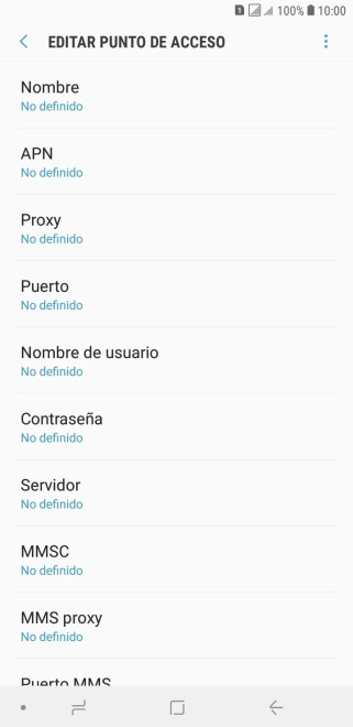Pulsa Nombre.
