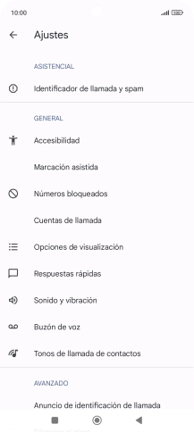 Pulsa Cuentas de llamada.