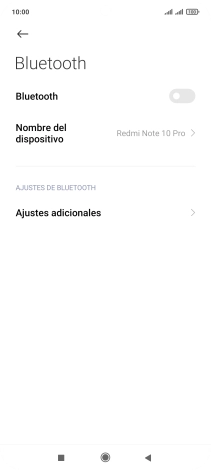 Pulsa el indicador junto a 