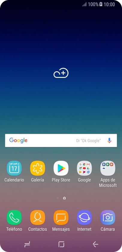 Cuando el icono de carga de batería aparece en la pantalla, el teléfono se está cargando.