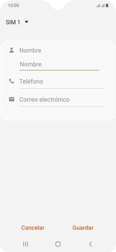 Pulsa la lista desplegable de la guía.