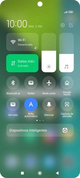 Pulsa el icono de ajustes.