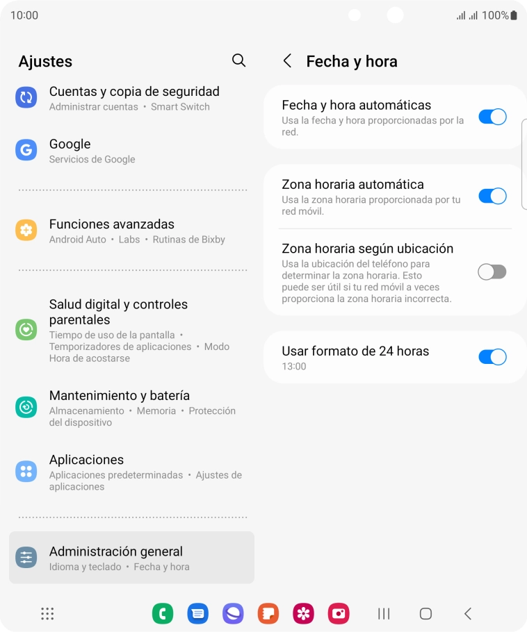 Pulsa la tecla de inicio para terminar y regresar a la pantalla de inicio.