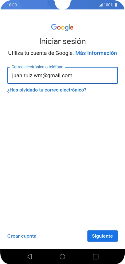 Pulsa Siguiente.