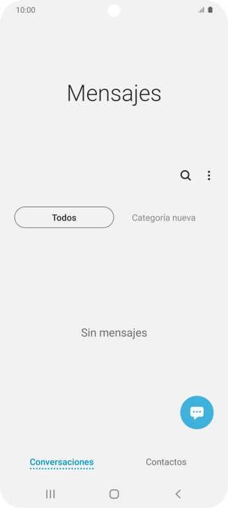 Pulsa el icono de nuevo mensaje.
