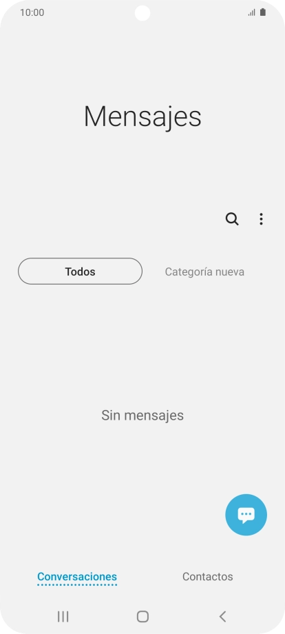 Pulsa el icono de nuevo mensaje.