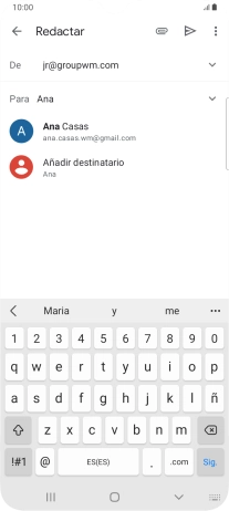 Pulsa el contacto deseado.