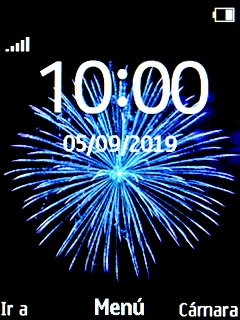 Cuando el icono de carga de batería aparece en la pantalla, el teléfono se está cargando.