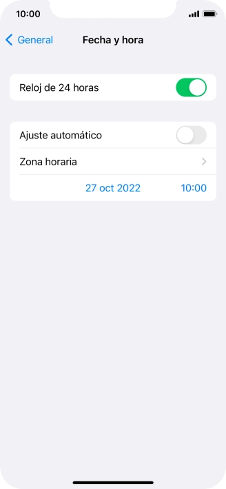 Desliza el dedo hacia arriba desde la parte inferior de la pantalla para terminar y volver a la pantalla de inicio.