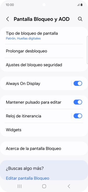 Pulsa Tipo de bloqueo de pantalla e introduce el código de seguridad extra que has creado anteriormente. Pulsa Tipo de bloqueo de pantalla e introduce el código de seguridad extra que has creado anteriormente.