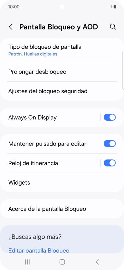 Pulsa Tipo de bloqueo de pantalla e introduce el código de seguridad extra que has creado anteriormente. Pulsa Tipo de bloqueo de pantalla e introduce el código de seguridad extra que has creado anteriormente.