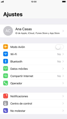 Pulsa Datos móviles.