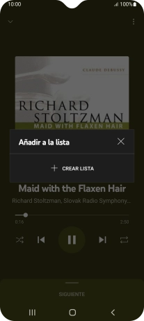 Pulsa CREAR LISTA. Pulsa CREAR LISTA.