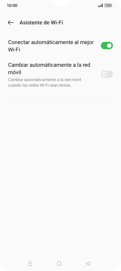 Pulsa el indicador junto a 