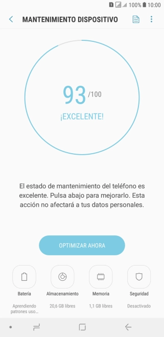 Pulsa Batería.