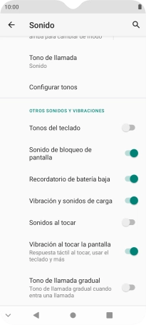 Pulsa Configurar tonos.
