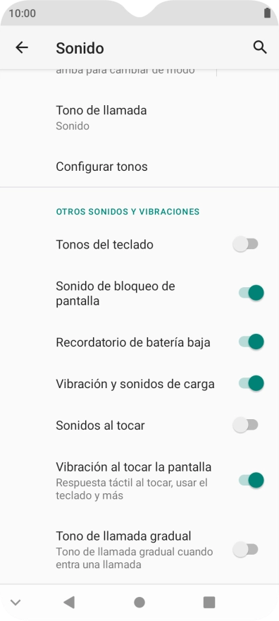 Pulsa Configurar tonos.