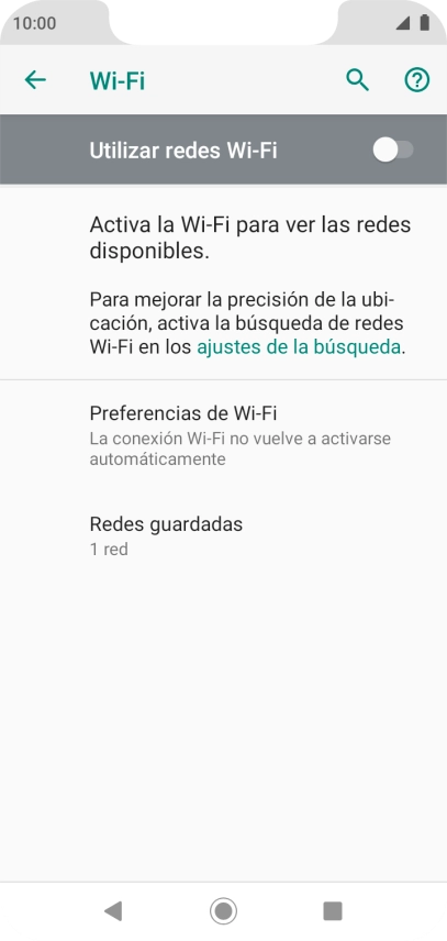 Pulsa el indicador junto a 