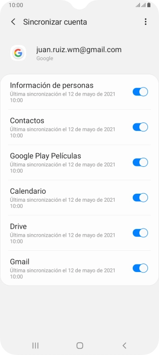 Pulsa la tecla de inicio para terminar y regresar a la pantalla de inicio.