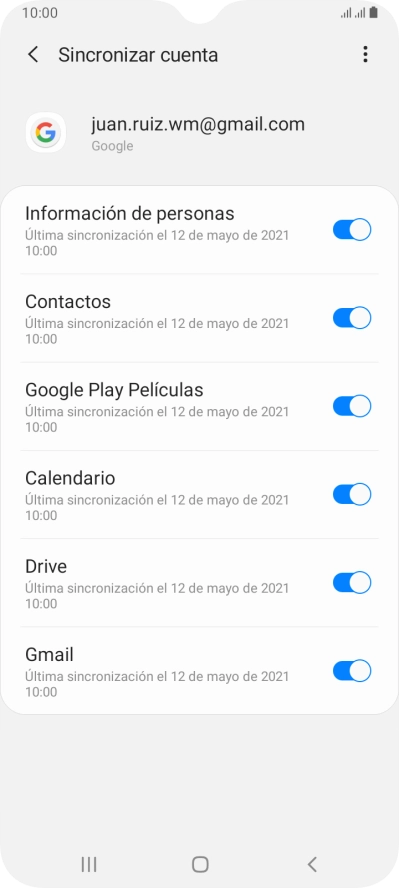 Pulsa la tecla de inicio para terminar y regresar a la pantalla de inicio.
