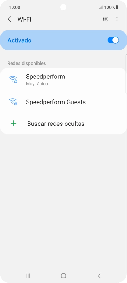 Pulsa la red wifi deseada.