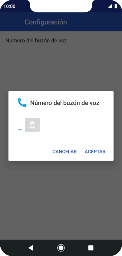 Introduce 22177 y pulsa ACEPTAR.