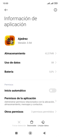 Pulsa Limpiar datos.