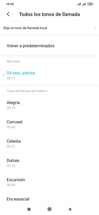 Pulsa la tecla de inicio para terminar y regresar a la pantalla de inicio.