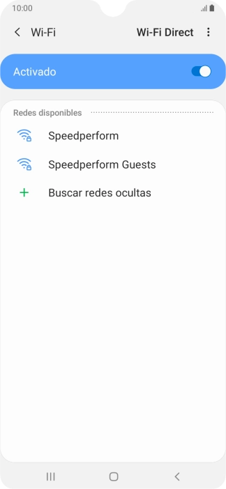 Pulsa el icono de menú.
