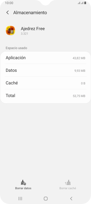 Pulsa la tecla de inicio para terminar y regresar a la pantalla de inicio.