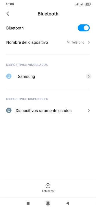Pulsa la tecla de inicio para terminar y regresar a la pantalla de inicio.