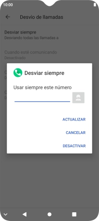 Pulsa DESACTIVAR.