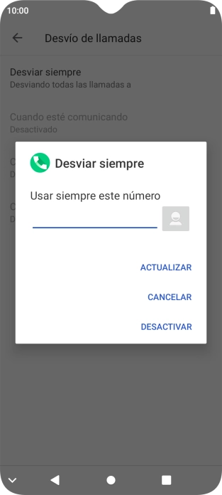 Pulsa DESACTIVAR.