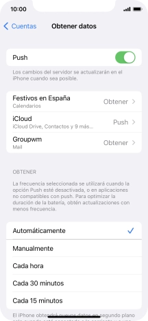 Pulsa el indicador junto a 