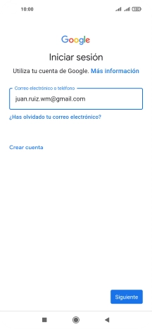 Pulsa Siguiente.