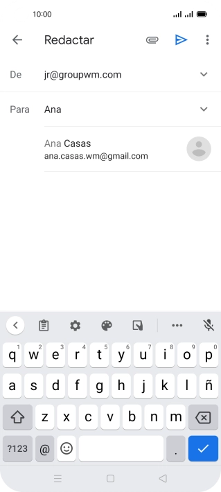 Pulsa el contacto deseado.